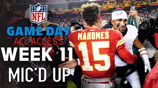 NFL Week 11 Micd Up quotyou just won us the game boyquot  Game Day All Access [upl. by Ahsatam]