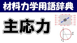 主応力ってなに？材料力学の専門用語を分かりやすく説明【材料力学用語辞典】 [upl. by Gerti702]