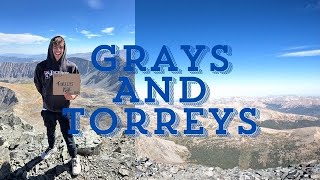 Doing My 9th and 10th Fourteener Grays And Torreys Summit [upl. by Undry912]