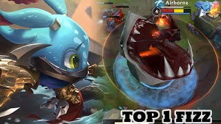 Wild Rift Fizz  Top 1 Fizz Gameplay Rank Challenger [upl. by Gerome]