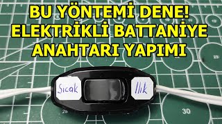 SAKIN ÇÖPE ATMA BU YÖNTEMİ DENE Elektrikli Battaniye Anahtarı Yapımı Elektrikli Battaniye Tamiri [upl. by Jeanette592]