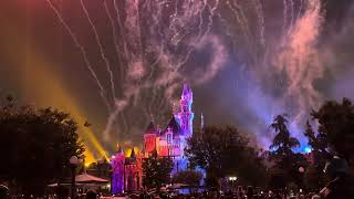 Disneyland fireworks mostwonderfulofthedaydisneyland disneyparks fireworks disney castlelight [upl. by Imotas940]