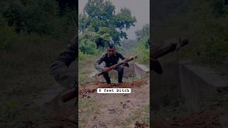 Ciat commando jump 9 feet ditch ciat commandotraining ssf commando policetraining stf wbp [upl. by Danforth]