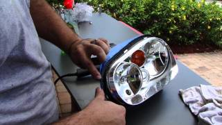 How to permanently fix your foggy VW Golf  Jettaheadlights Replace plastic with glass lens [upl. by Stubbs]