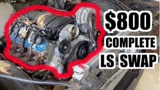 The BEST Way To Do A CHEAP LS Swap [upl. by Ahsiak]