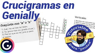 ¿Cómo hacer un crucigrama en Genially ☑️ RELLENAR HUECOS [upl. by Corwin]