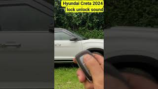 Hyundai Creta lock unlock sound shorts [upl. by Nairb494]