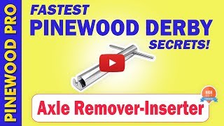 PRO Tool To Remove and Insert pinewood derby axles [upl. by Fedak]