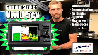 Garmin Striker Vivid 5cv  demonstration hos Marinetorvet [upl. by Bambi]