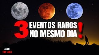 Superlua Lua de Sangue e Lua Azul no Mesmo Dia Um Fenômeno Raro [upl. by Dunton]