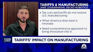 Tariffs are not the answer to solve US innovation problem says Gecko Robotics CEO Loosararian [upl. by Mercado]