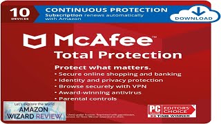 McAfee Total Protection 2024 Ready 10 Device Cybersecurity Software Includes Review [upl. by Kulseth]