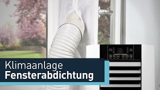 Fensterabdichtung für Klimaanlagen anbringen und Maße bestimmen [upl. by Zanas970]