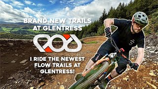 The brand new trails at Glentress are here Ride with me down the red amp blue runs Glentress MTB [upl. by Legnaleugim387]