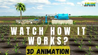 Drip Irrigation System  How It Works  Layout Animation [upl. by Braeunig]