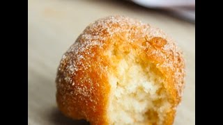 Delicious Fried Donut Holes  Dessert [upl. by Isleen]