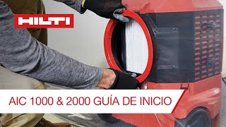 ¿Cómo mantener nuestros purificadores de aire Hilti AIC 1000 y AIC 2000 [upl. by Atnoled]