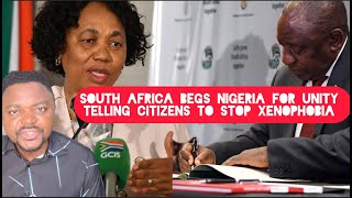 South African Authorities Beg Nigerians for Unity telling Citizens to stop Xenophobia [upl. by Capello]