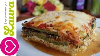 Lasaña de Calabacitas ♥ Zuchinni Lasagna Recipe [upl. by Ayirp519]