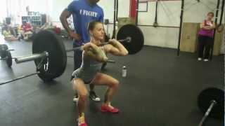 Crossfit Thruster Demo [upl. by Fatima463]