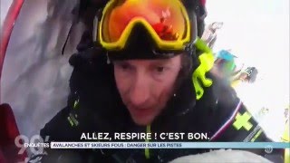 Avalanche  Rescue  GoPro POV Meribel 3 Vallees France [upl. by Zela]