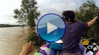 Donau Hochwasser 2013  Schlauchbot Ride [upl. by Ikin]