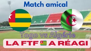 Éperviers locaux  Togo🇹🇬 vs Algérie  Match amical de Préparation de la CAN [upl. by Ecirtap]