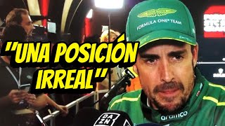 ENTREVISTA FERNANDO ALONSO POST QUALY GP ARABIA SAUDITA 2024 [upl. by Miett]