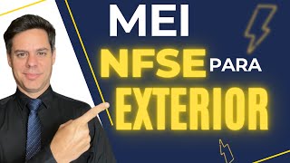 MEI NOTA FISCAL DE SERIVÇO PARA O EXTERIOR NFSe  O JEITO CERTO DE EMITIR PASSO A PASSO [upl. by Eirrot]