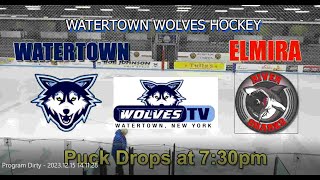 ELMIRA  WATERTOWN WOLVES  121523 [upl. by Perrins]