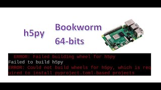 How to solve ERROR Failed building wheel for h5py on your Raspberry Pi [upl. by Boelter781]