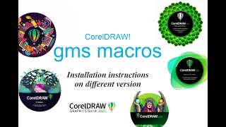 CorelDraw Macro installation instructions [upl. by Ddart]