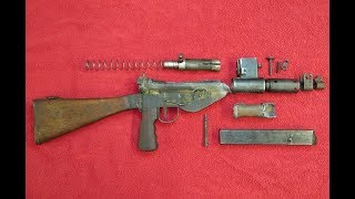 British Sten MKV WW2 SMG Parts Kit Overview [upl. by Skardol]