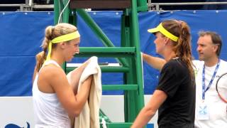 Sabine Lisicki und Daniela Hantuchova  Pattaya Open 2013 [upl. by Nabla]