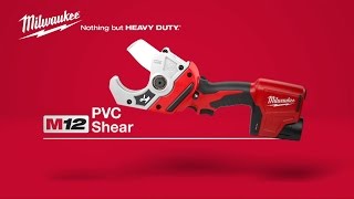 Milwaukee® M12™ PVC Shear 247021 [upl. by Rebecka]