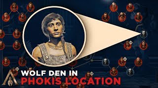 How to Find Wolf Den in Phokis Cultist Clue Location  Assassins Creed Odyssey [upl. by Eemak799]