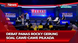 Debat Panas Rocky Gerung Saling Sindir Lawan Silfester Matutina Soal Pilkada  iNews Prime 0409 [upl. by Yci914]