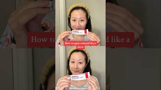 How to apply tretinoin dermatologist approved skincareroutine retinol skincaretips shorts [upl. by Llevart]