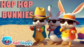 Hop Hop Bippity Bop Bunny song for kids GetGiggly Nursery Rhymes and Kids Songs [upl. by Edrick]