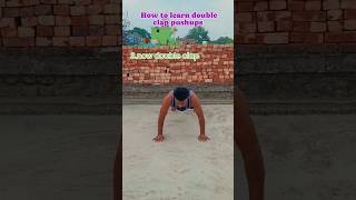 how to learn double clap push upsRoshan fitness hubRoshani Ujjwalytshots fitnesschallenge [upl. by Llemrej917]