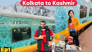 Train Journey to Kashmir  Kolkata to Kashmir Humsafar Express Journey  IRCTC Pantry food Review [upl. by Norrat]