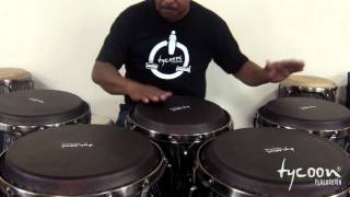 Charlie Chavez artist spotlight on 5 congas [upl. by Aerdnaid466]