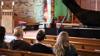 Kristina Annamukhamedova at Sibelius Academy Music Festival performance clip 1 [upl. by Arama]