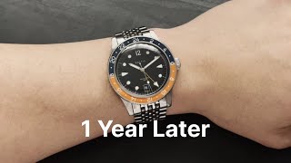 Baltic Aquascaphe GMT 1 Year Review [upl. by Ajnot619]