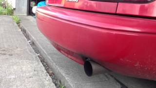 Mazda MX5 Miata 16 BBR Turbo Sportauspuff Exhaust Sound HD [upl. by Kelson]