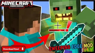 √sweeping edge mod for minecraft pe 117 minecraft sweep attack addon [upl. by Naquin]