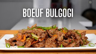 LE BOEUF GRILLÉ CORÉEN  BULGOGI  K FOOD IS LOVE [upl. by Aihsem]