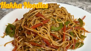 Vegetable hakka noodles  Easy and quick noodles recipe [upl. by Yrolg]