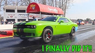 MY HELLCAT GOES 9s IN 14 MILE ON ITS FIRST RUN WOW [upl. by Anev]