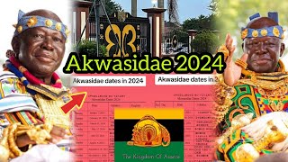 MANHYIA releases CALENDAR 🗓️ for 2024 AKWASIDAECheck Out ✅ [upl. by Clary154]